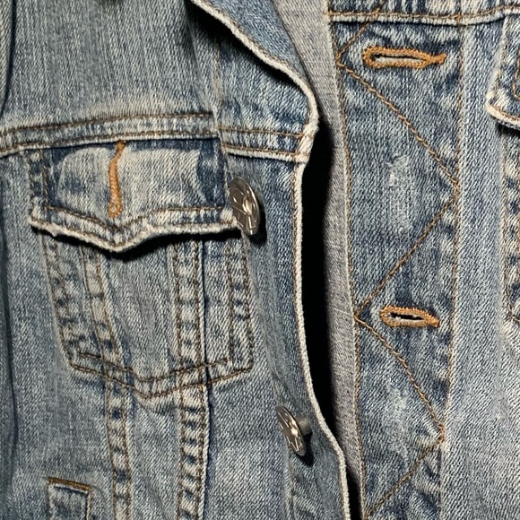 Hot Kiss Jean Jacket light wash size M - Picture 10 of 13